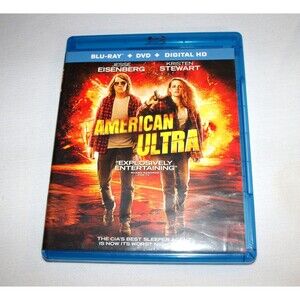 American Ultra Blue Ray & DVD Kristen Stewart Action Movie